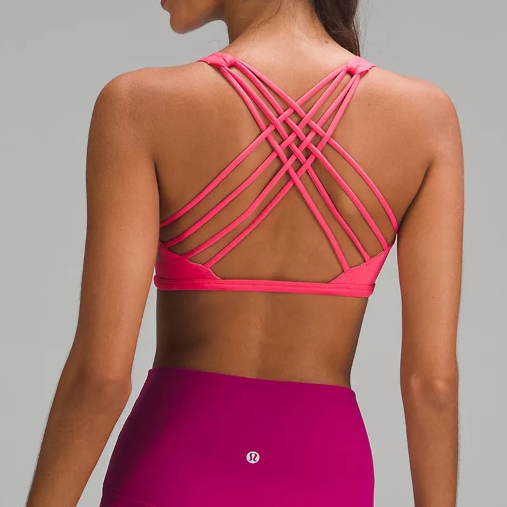Lululemon Free to Be Bra Pink